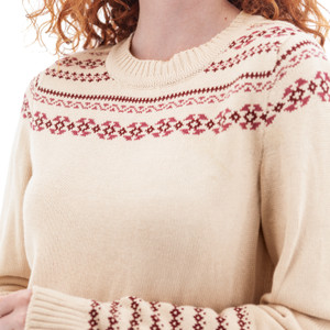 Liesel Fair Isle Sweater studio detail