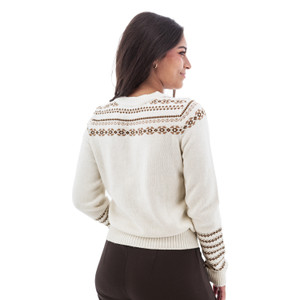 Liesel Fair Isle Sweater studio back image