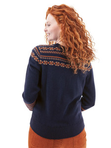 Liesel Fair Isle Sweater studio back image
