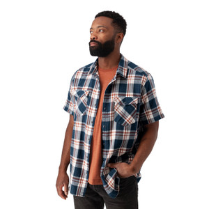 Liam Organic Cotton Snap Button Shirt studio