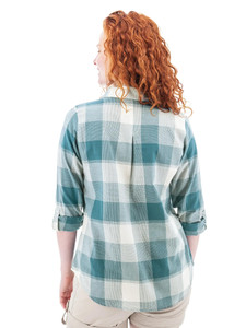 Plumas Organic Roll-Up Shirt studio back