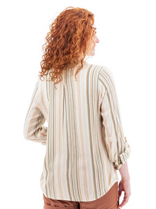 Plumas Organic Roll-Up Shirt studio back