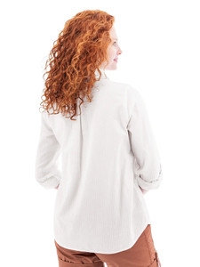 Plumas Organic Roll-Up Shirt studio back