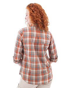 Plumas Organic Roll-Up Shirt studio back