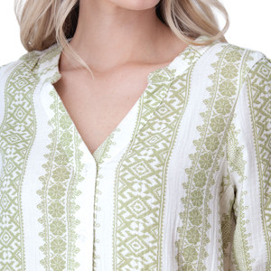 Anna Smocked Sleeve Blouse studio alt2