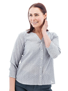 Anna Smocked Sleeve Blouse studio alt1