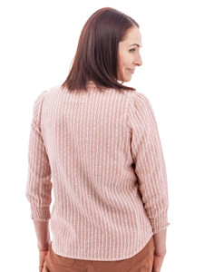 Anna Smocked Sleeve Blouse studio back