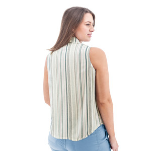 Nadya Organic Cotton Tank Top studio back