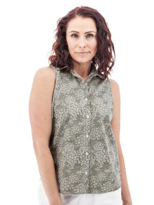 Daisy Organic Print Tank Top studio