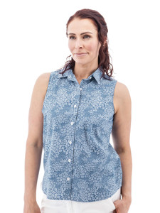 Daisy Organic Print Tank Top studio