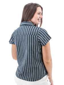 Aubrey Organic Camp Shirt studio back