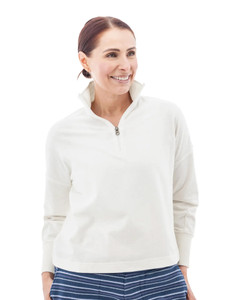 Corina Recycled 1/4 Zip Pullover studio