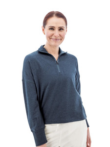 Corina Recycled 1/4 Zip Pullover studio