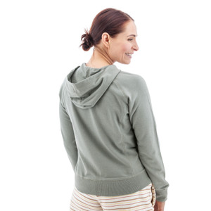 Corina Recycled Full Zip Hoodie studio back