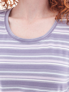 Magnolia Striped 3/4 Sleeve Top studio alt2