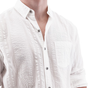 Zayne Organic Seersucker Long Sleeve Shirt studio alt2