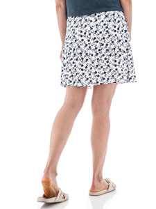 Fleur Pull-On Print Skirt studio back