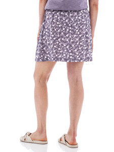 Fleur Pull-On Print Skirt studio back