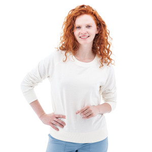 Corina Recycled Raglan Sleeve Sweatshirt studio alt1