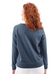 Corina Recycled Raglan Sleeve Sweatshirt studio back