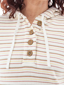 Courtney Organic Beach Hoodie studio details