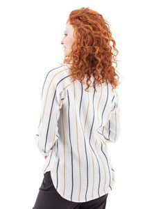 Kelford Long Sleeve Stripe Top studio back