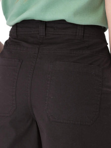 Halifax Stretch Chino Short Black back detail