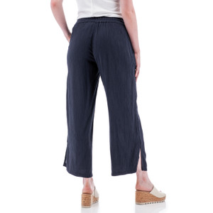 Sorrento Crepe Wide Leg Ankle Pant studio back