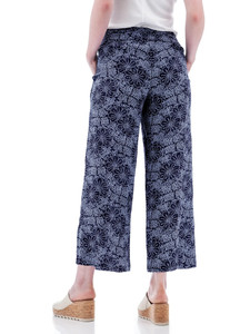 Sorrento Print Wide Leg Ankle Pant studio back