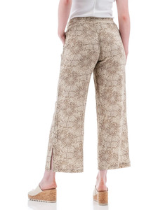 Sorrento Print Wide Leg Ankle Pant studio back