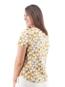 Kenley Scoop Neck Print Tee studio back