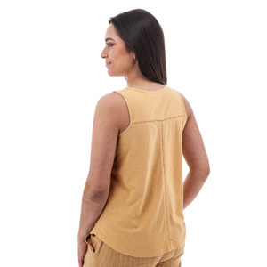 Simone V-Neck Tank Top studio back