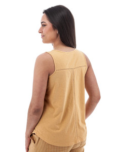 Simone V-Neck Tank Top studio back