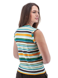 Summerville Striped Tank Top studio back