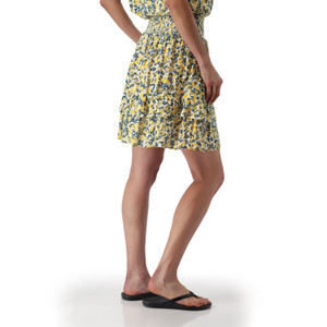 Francesca Ruffle Crepe Skirt studio back