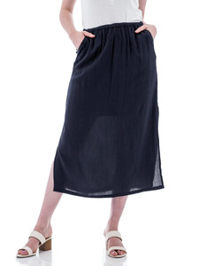 Sorrento Crepe Midi Skirt studio