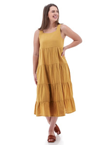 Kelford Tiered Midi Dress studio alt 1