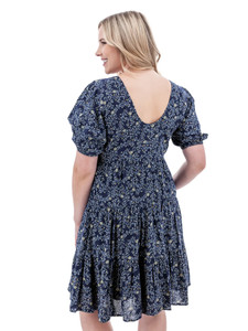 Francesca Milkmaid Dress studio back