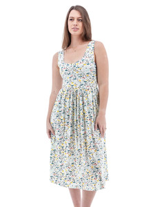 Linden Fit & Flare Print Tank Dress studio