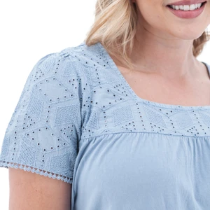 Shelle Recycled Cotton Swing Top studio alt 1