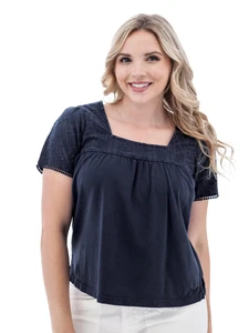 Shelle Recycled Cotton Swing Top studio