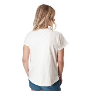 Layla Organic Cotton V-Neck Tee studio back