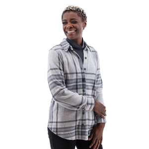 Luscious Plaid Boyfriend Shirt studio