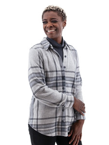 Luscious Plaid Boyfriend Shirt studio