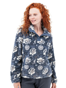 Equinox Floral Fleece Pullover studio