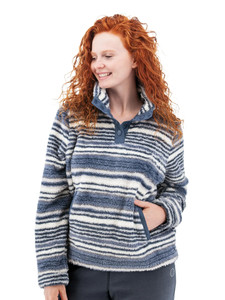 Equinox Striped Fleece Pullover alt1