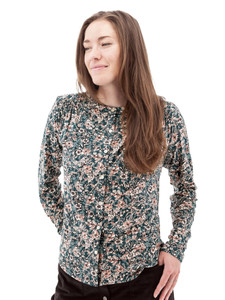 Amaryllis Smocked Floral Top studio alt 1