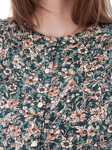 Amaryllis Smocked Floral Top studio alt 2