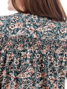 Amaryllis Smocked Floral Top studio alt 3