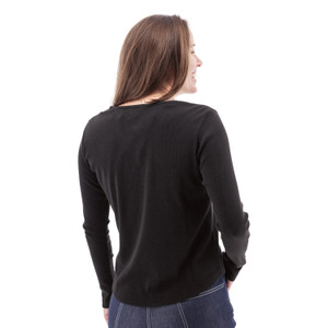 Nevis Embroidered Rib Knit Top studio back